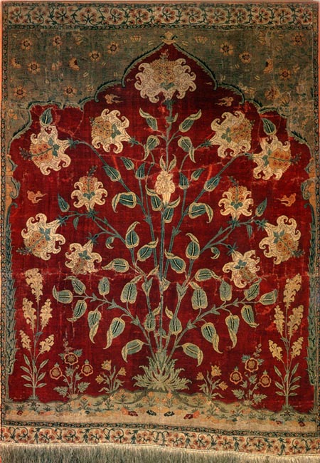 Custom made Aynard Lahori Floral and Niche oriental carpet rug