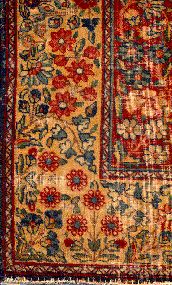 mughal carpet detail